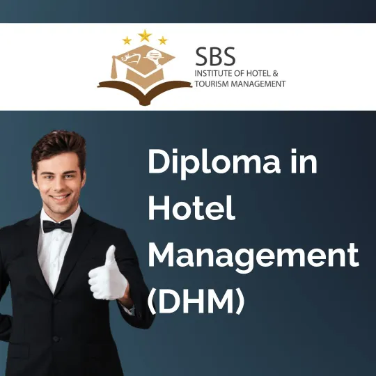 Diploma in Hotel Management (DHM) Course in SBS Institute of Hotel Management in Virar, Mumbai