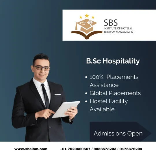 B,Sc Hospitality Course in Mumbai | SBS Institute of Hotel Management in Mumbai, Virar